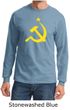 Russian Shirt Hammer and Sickle USSR Adult Long Sleeve Shirt