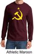 Russian Shirt Hammer and Sickle USSR Adult Long Sleeve Shirt