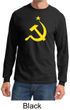 Russian Shirt Hammer and Sickle USSR Adult Long Sleeve Shirt