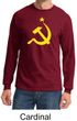 Russian Shirt Hammer and Sickle USSR Adult Long Sleeve Shirt