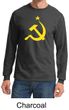 Russian Shirt Hammer and Sickle USSR Adult Long Sleeve Shirt