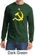 Russian Shirt Hammer and Sickle USSR Adult Long Sleeve Shirt