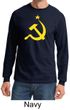 Russian Shirt Hammer and Sickle USSR Adult Long Sleeve Shirt