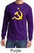 Russian Shirt Hammer and Sickle USSR Adult Long Sleeve Shirt