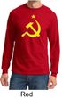 Russian Shirt Hammer and Sickle USSR Adult Long Sleeve Shirt