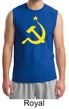 Russian Shirt Hammer and Sickle USSR Adult Muscle Shirt