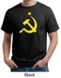 Russian Shirt Hammer and Sickle USSR Adult Organic T-shirt