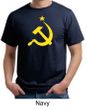 Russian Shirt Hammer and Sickle USSR Adult Organic T-shirt