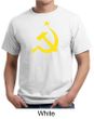 Russian Shirt Hammer and Sickle USSR Adult Organic T-shirt