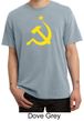 Russian Shirt Hammer and Sickle USSR Adult Pigment Dyed T-shirt