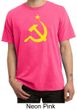Russian Shirt Hammer and Sickle USSR Adult Pigment Dyed T-shirt
