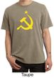 Russian Shirt Hammer and Sickle USSR Adult Pigment Dyed T-shirt