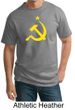 Russian Shirt Hammer and Sickle USSR Adult Tall T-shirt