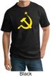Russian Shirt Hammer and Sickle USSR Adult Tall T-shirt