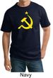 Russian Shirt Hammer and Sickle USSR Adult Tall T-shirt