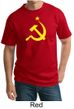 Russian Shirt Hammer and Sickle USSR Adult Tall T-shirt
