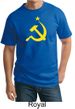 Russian Shirt Hammer and Sickle USSR Adult Tall T-shirt
