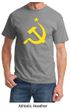 Russian Shirt Hammer and Sickle USSR Adult Tee Shirt