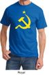 Russian Shirt Hammer and Sickle USSR Adult Tee Shirt