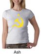 Russian Shirt Hammer and Sickle USSR Ladies Crew Neck Shirt