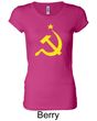 Russian Shirt Hammer and Sickle USSR Ladies Longer Length Shirt