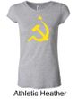 Russian Shirt Hammer and Sickle USSR Ladies Longer Length Shirt