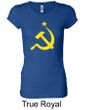 Russian Shirt Hammer and Sickle USSR Ladies Longer Length Shirt