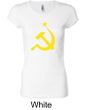 Russian Shirt Hammer and Sickle USSR Ladies Longer Length Shirt