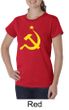 Russian Shirt Hammer and Sickle USSR Ladies Organic T-shirt