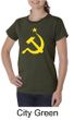 Russian Shirt Hammer and Sickle USSR Ladies Organic T-shirt