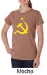 Russian Shirt Hammer and Sickle USSR Ladies Organic T-shirt