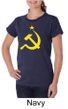 Russian Shirt Hammer and Sickle USSR Ladies Organic T-shirt