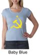 Russian Shirt Hammer and Sickle USSR Ladies Scoop Neck Shirt