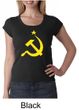 Russian Shirt Hammer and Sickle USSR Ladies Scoop Neck Shirt