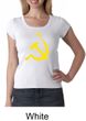 Russian Shirt Hammer and Sickle USSR Ladies Scoop Neck Shirt
