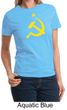 Russian Shirt Hammer and Sickle USSR Ladies T-shirt