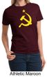 Russian Shirt Hammer and Sickle USSR Ladies T-shirt
