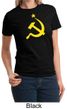 Russian Shirt Hammer and Sickle USSR Ladies T-shirt