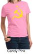 Russian Shirt Hammer and Sickle USSR Ladies T-shirt