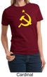 Russian Shirt Hammer and Sickle USSR Ladies T-shirt