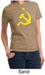 Russian Shirt Hammer and Sickle USSR Ladies T-shirt