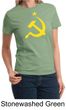 Russian Shirt Hammer and Sickle USSR Ladies T-shirt