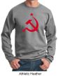 Russian Sweatshirt Hammer and Sickle Red Print Adult Sweat Shirt