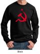 Russian Sweatshirt Hammer and Sickle Red Print Adult Sweat Shirt