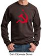 Russian Sweatshirt Hammer and Sickle Red Print Adult Sweat Shirt