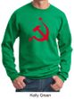 Russian Sweatshirt Hammer and Sickle Red Print Adult Sweat Shirt