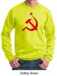 Russian Sweatshirt Hammer and Sickle Red Print Adult Sweat Shirt