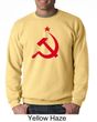 Russian Sweatshirt Hammer and Sickle Red Print Adult Sweat Shirt