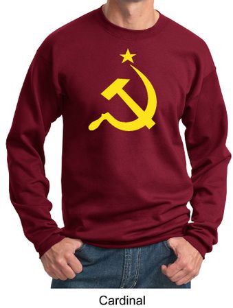 Russian Sweatshirt Hammer and Sickle USSR Adult Sweatshirt