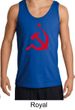 Russian Tank Hammer and Sickle Red Print Adult Tanktop